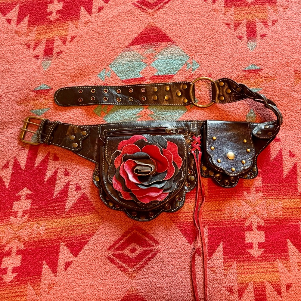 Leather Festival Belt Bag